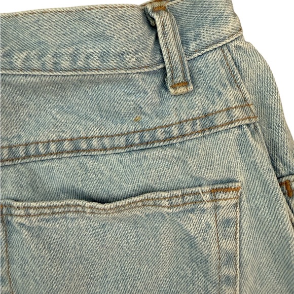 Vintage 90s High Rise Wrangler For Women Light Blue Denim Shorts SZ 12 Avg - Picture 4 of 8